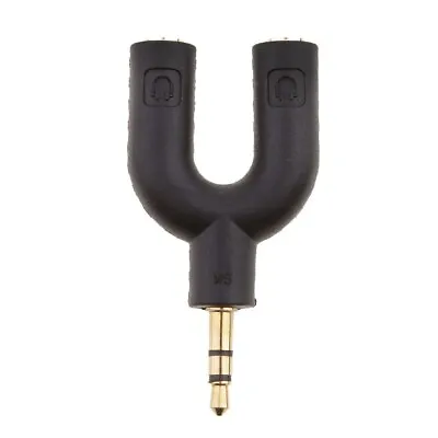 UK 3.5mm Stereo Audio Splitter Earphone Headphone 2 Way Adapter Adaptor • £2.95