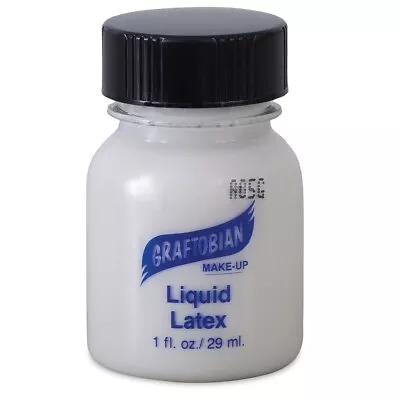 Graftobian Liquid Latex Costume Makeup Clear 1 Oz • $8.99