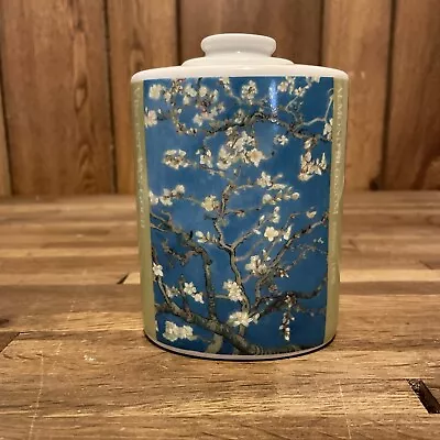 Museum Ceramic Vincent Van Gogh Diffuser Reed Bottle Vase Almond Blossom • $17.95