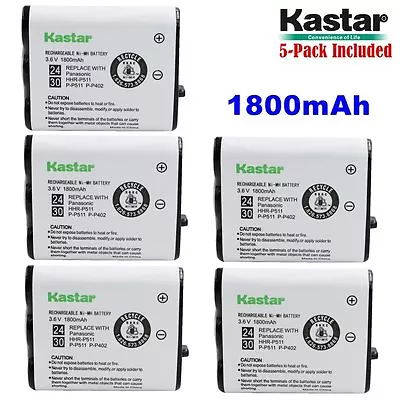Kastar HHR-P511/HHR-P402Cordless Phone Battery 3.6V 1800mAh For Type 24 &Type 30 • $30.99