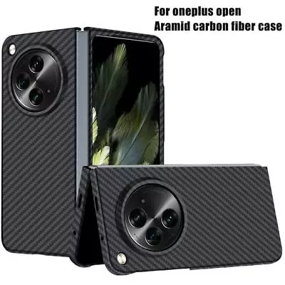 Phone Case For Oneplus Open Carbon Fiber Aramid Fiber Phone Case Q9 New Y8V5 • $46.84