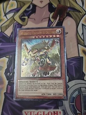 Hieratic Dragon Of Sutekh - GAOV-EN025 - Ultimate Rare - YuGiOh • £9.99