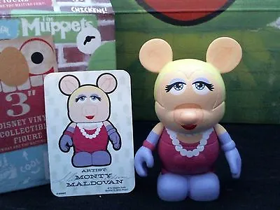 DISNEY Vinylmation 3  Park Set 1 Muppets Miss Piggy W Box & Card • $8.49