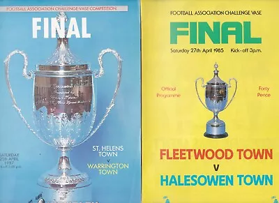 £1.50 • Buy F.A. Vase Finals 1985 & 1987