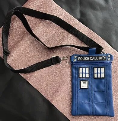 Dr Who Tardis Leather Purse Bag Adjustable  • £48.21