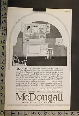 1920 Mcdougall Kitchen Cabinet Furniture Cupboard Pantry Home Decor Ad 24055* • $38.95