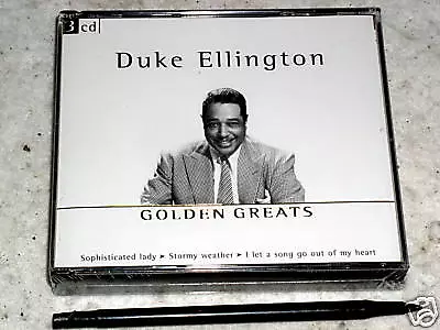 Sealed Duke Ellington Golden Greats 3 Cd Box Set 66 Songs Hits Ships From N.y. • $2.89