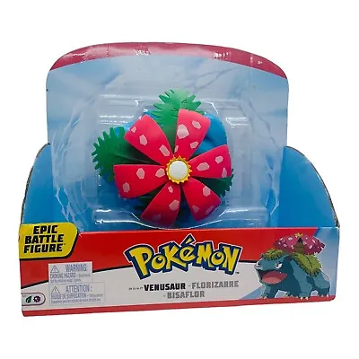 Pokemon Go Venusaur Epic Battle Figure 12  Articulated New Jazwares Toy Gift • $39.99