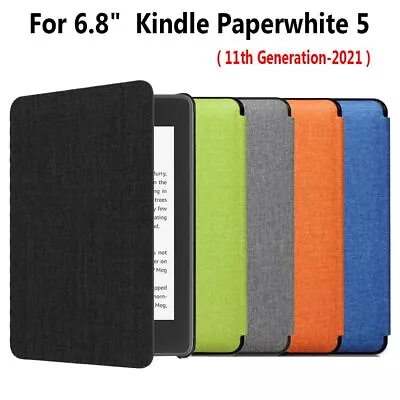 Smart Cover Folio Case 6.8 Inch For Kindle Paperwhite 5 11th Generation 2021 • $17.49