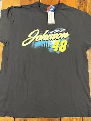 JIMMIE JOHNSON #48 NASCAR Racing Shirt Full Print Colorful Graphic Tee XL NEW • $19.99