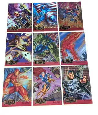 1995 Marvel Metal - Metal Blasters Complete Set Of 18 • $55