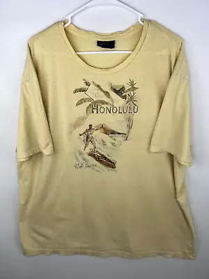 Vintage Ralph Lauren Polo T-Shirt Mens 2XL Trip Honolulu Hawaii Japan Release • $56.99