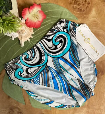 $24.99 • Buy Nwt-designer Tara Grinna Bikini Bottoms Metallic Accents-various Sizes