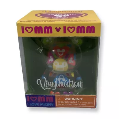 NIB Vinylmation Disney Store I LOVE MICKEY MOUSE Collection Series Clear Hearts • $16.11