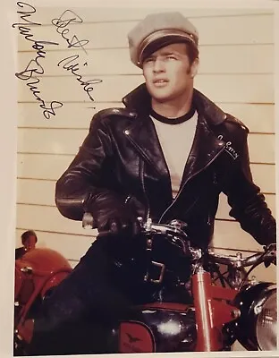 Marlon Brando  Johnny Strabler The Wild One   Signed Autographed Photo PSA RARE! • $12999.99