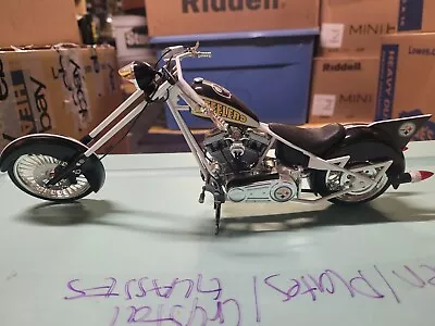 Pittsburgh Steelers 1:10 Diecast Chopper Motorcycle • $49.99