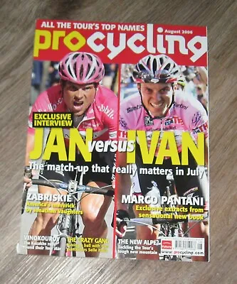 Pro Cycling 2006 Magazine JAN ULLRICH Marco Pantani IVAN BASSO David Zabriskie • $14.72