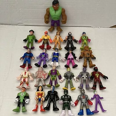 Imaginext Figures Marvel DC Batman Heroes Villains Bundle Job Lot X23 *Damaged* • £9.99