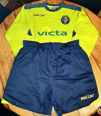 Mnk Victa Split Croatia- Match Worn Futsal Goalkeeper Full Kit Jersey Shirt  • $39