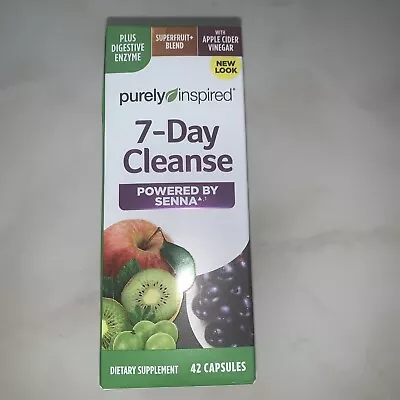 Purely Inspired 7-Day Cleanse. Powered By Senna. 42 Cap. Exp. 05/2026 • $12.75