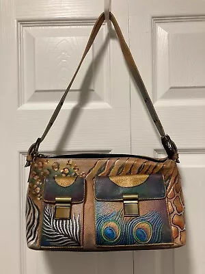 Anuschka Multi-Color Leather Handbag / Shoulder Bag - Pre-Owned • $42.50