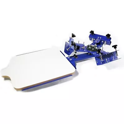 Desktop 3 Color 1 Station Single Rotating T-shirt Screen Printing Press Machine • $160.55