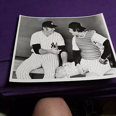 1974 Mickey Mantle-bobby Murcer Spring Training Yankees Original Publicity Photo • $12.50