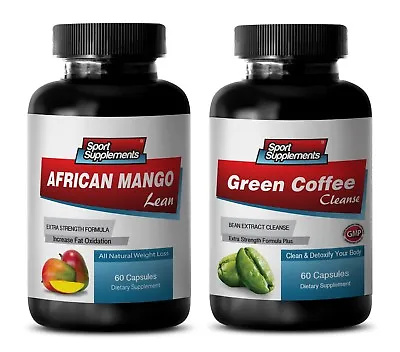 Weight Loss Extreme - AFRICAN MANGO – GREEN COFFEE CLEANSE COMBO 2B - Green Coff • $36.06