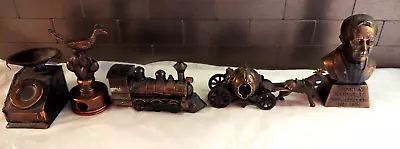 Vintage Metal Die Cast Mini Pencil Sharpeners Hong Kong Lot Of 5 • $13.95