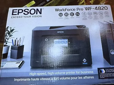 Epson WorkForce Pro WF-4820 Wireless All-in-One Printer - Black • $99