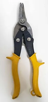 Aviation Tin Snips Sheet Metal Straight Cut Heavy Duty Shear Scissors Yellow • $13.99