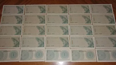 Qtr Bundle 25 Pcs Bank Notes From Indonesia 1 Sen Uncirculated • $3.95