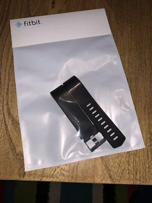 ***Genuine*** Large Fitbit Charge 2 Wristband BLACK Color. FBR160ABBKL ***New*** • $29