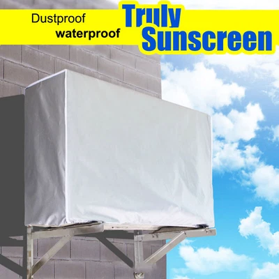 $14.23 • Buy Air Conditioner Cover Protector Anti-Dust Anti-Snow Sunproof Waterproof Outdoor