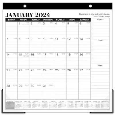 2024-2025 Desk Calendar 18 Months Large Desk/Wall Calendar For Office Home • $7.96