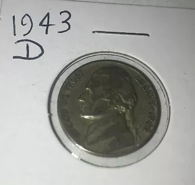 1943 D JEFFERSON NICKEL • 35% Silver • #95 • $4.99