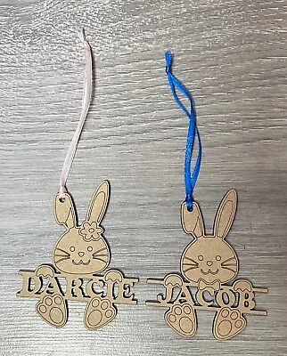 Bunny Personalised Easter Tag • £2.65