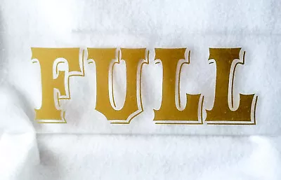 Vintage Hotel Signs Plastic 11 1/2  To 18 1/2  Gold Old Style Text PRICED EACH • $5