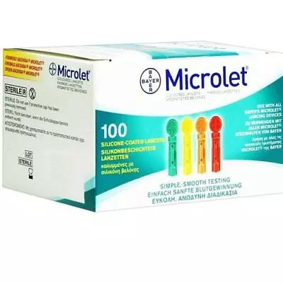 Ascensia Microlet Lancets Pack Of 100 • £9.59