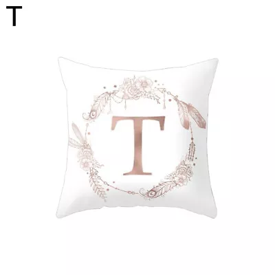 Flower Floral Letter Throw Pillow Case Sofa Bed Home Car Decor Cushion Cover 60 • $16.06