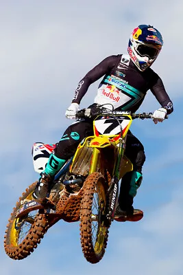 $23.99 • Buy James Stewart Motorcycle Cross Country Racing Idol Wall Art Home - POSTER 20x30