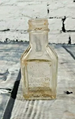 Miniature Antique Glass Sample Bottle Hinds Honey And Almond Cream - Rare • $10.99