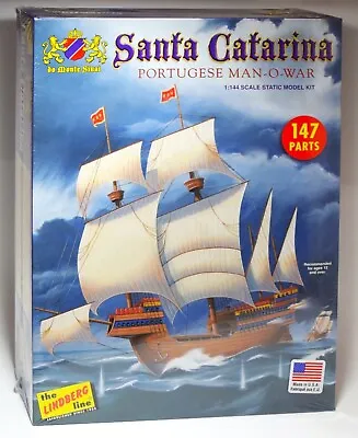 Lindberg HL202 1/144 Scale Santa Catarina Portuguese Man-O-War Model Ship  Kit • $29.99