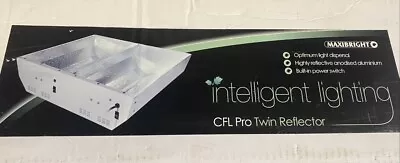 £59.99 • Buy Maxibright CFL PRO Twin CFL Lamp Reflector Brand New In Box 