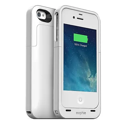 Mophie Juice Pack Air Rechargeable Battery For IPhone 4 (1500mAh) - White • $29.98