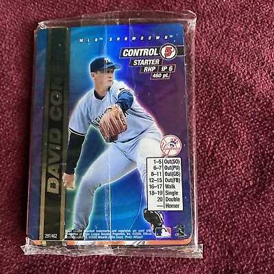 2000 MLB Showdown Draft Pack Deck Game Opened Yankees David Cone Foil Card • $15