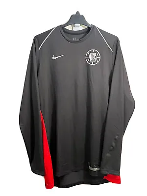 Nike LA CLIPPERS Warm Up Shooting LS Shirt [807416-014] Kawhi PG Gray Sz XL TALL • $41.99