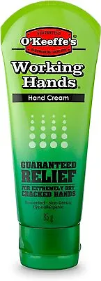 O'Keefes Dry Cracked Hands Working Hands Tube Natural Cream  Health Skin - 80g • £7.65