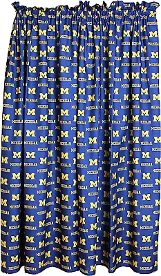 Everything Comfy Michigan Wolverines Curtain Panel Set 2 Panels • $46.99