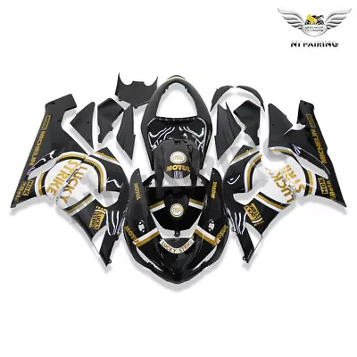 Fit For Kawasaki Ninja  2005-2006 ZX6R 636 Black Injection ABS Fairing A008 • $469.99